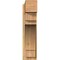 Ekena Millwork Merced Block Rough Sawn Outlooker, Western Red Cedar, 8"W x 28"D x 32"H OUT08X28X32MRC05RWR - alternate 2